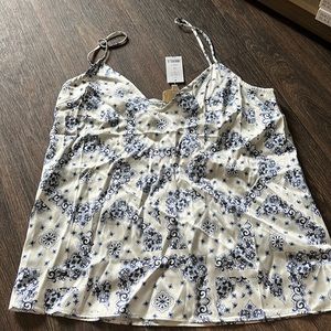 Cami Silk Paisley Top